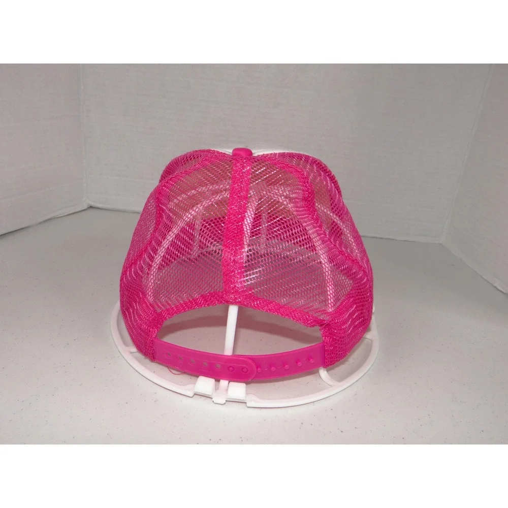 Otto Winter Park Colorado Trucker Hat Pink White Mesh Snapback Retro Ski Cap